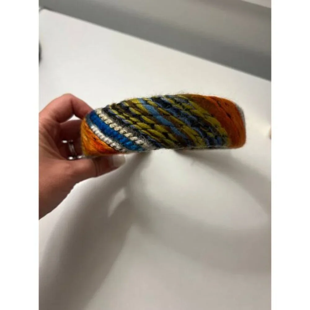 NWT Lele Sadoughi Mixed Yarn Alice Headband Women's In Sunset